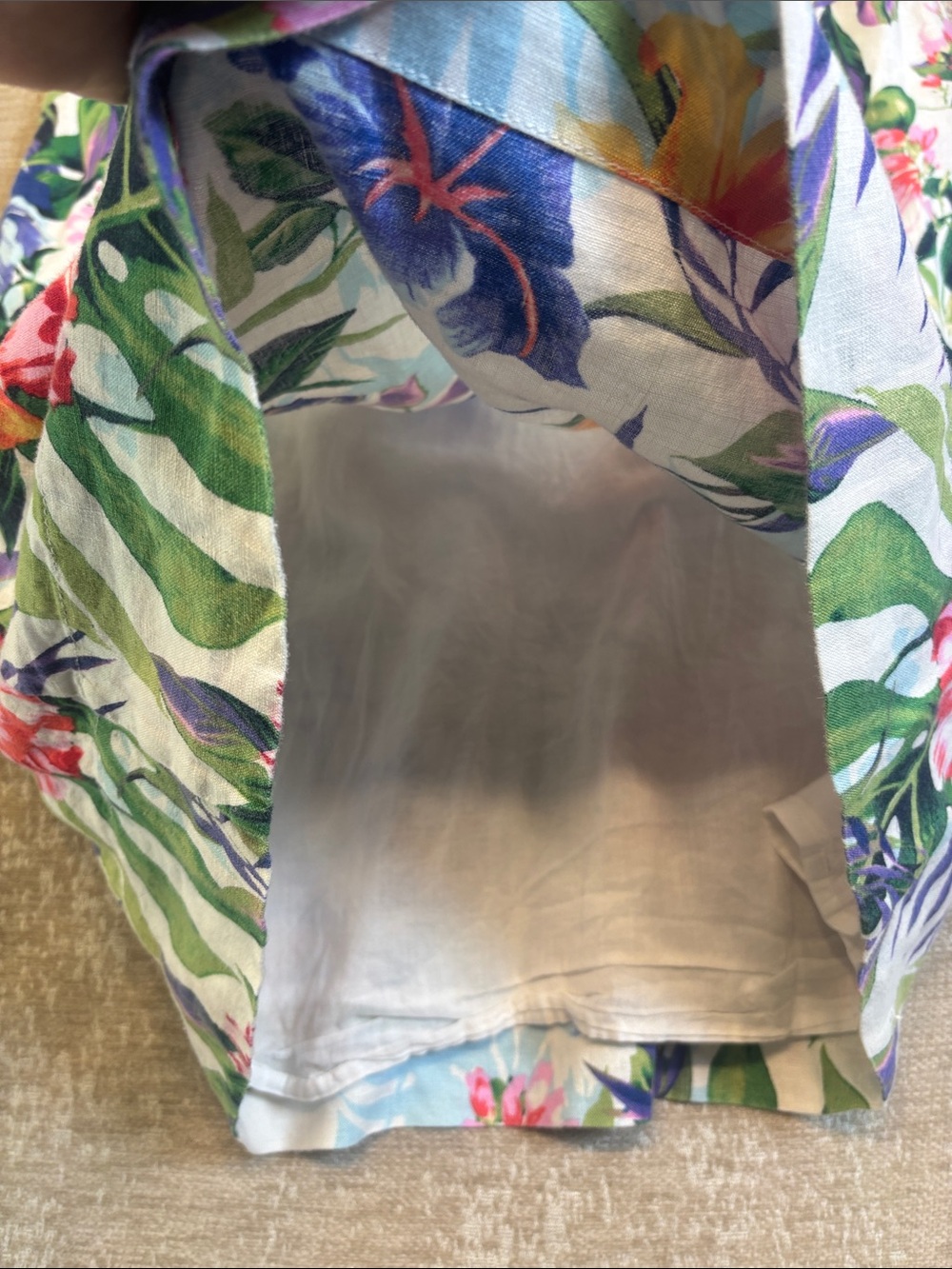 Tommy Bahama Disney Jungle Jubilee Linen Tropical Shift Dress XS Hidden Mickey - Picture 7 of 8